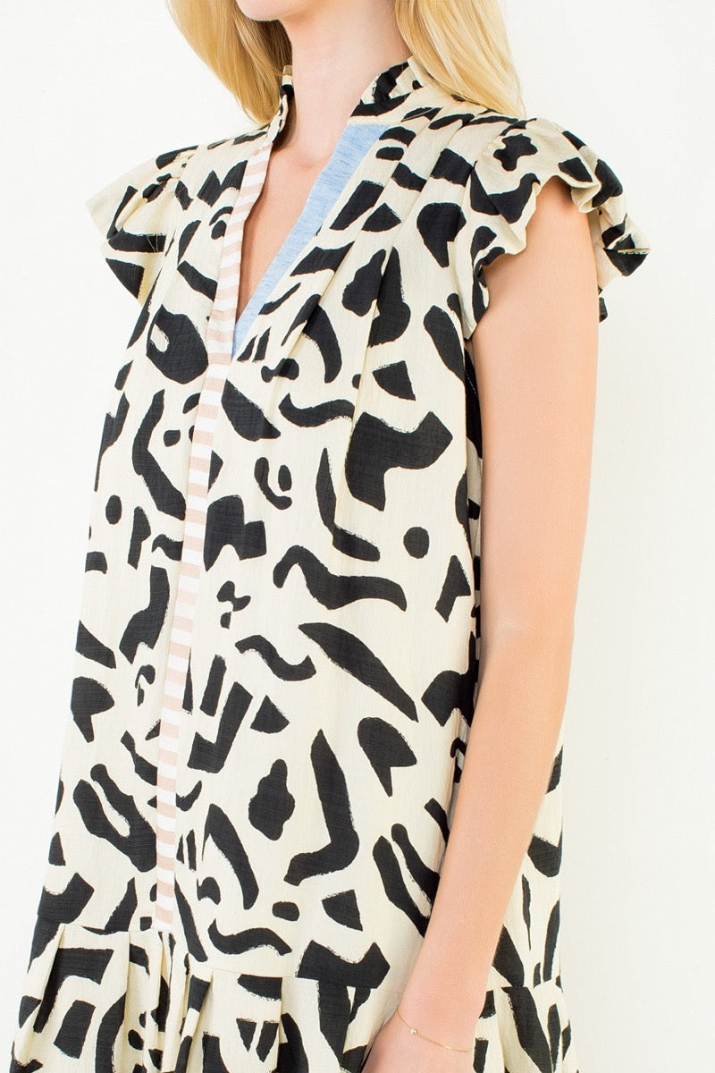 Lisa Abstract Dress