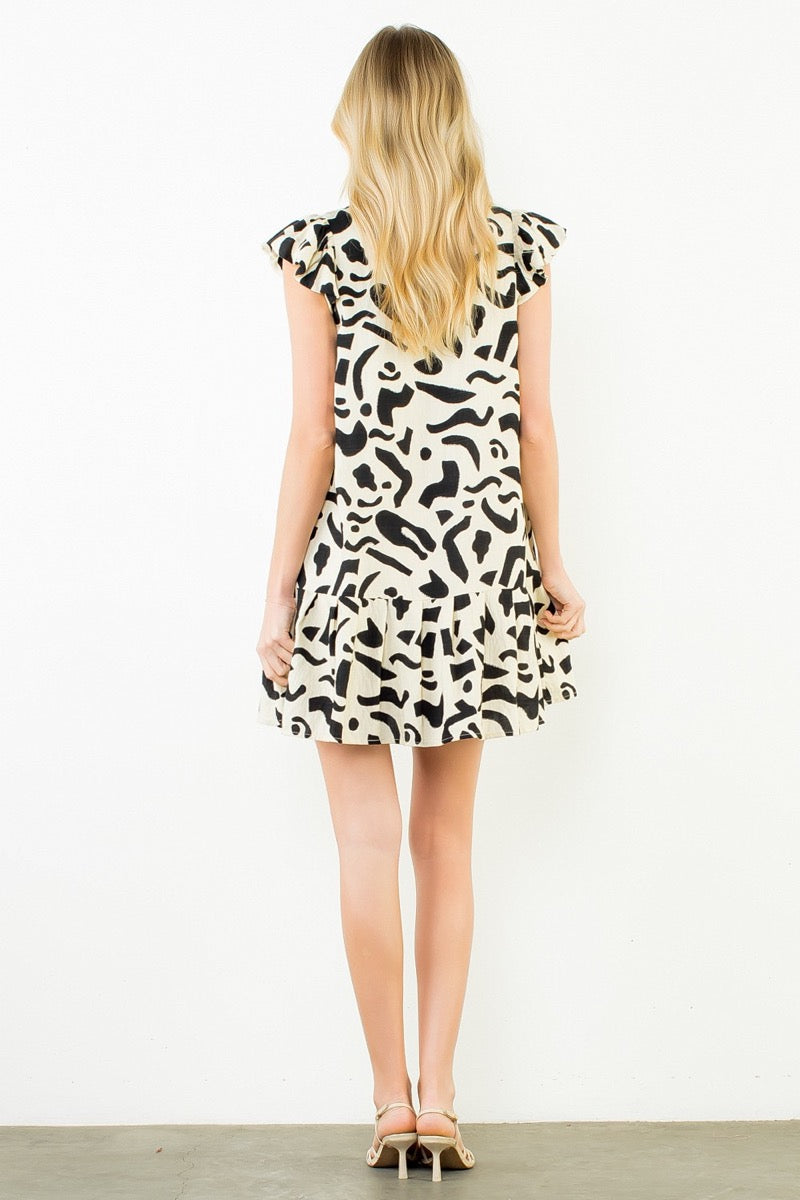 Lisa Abstract Dress