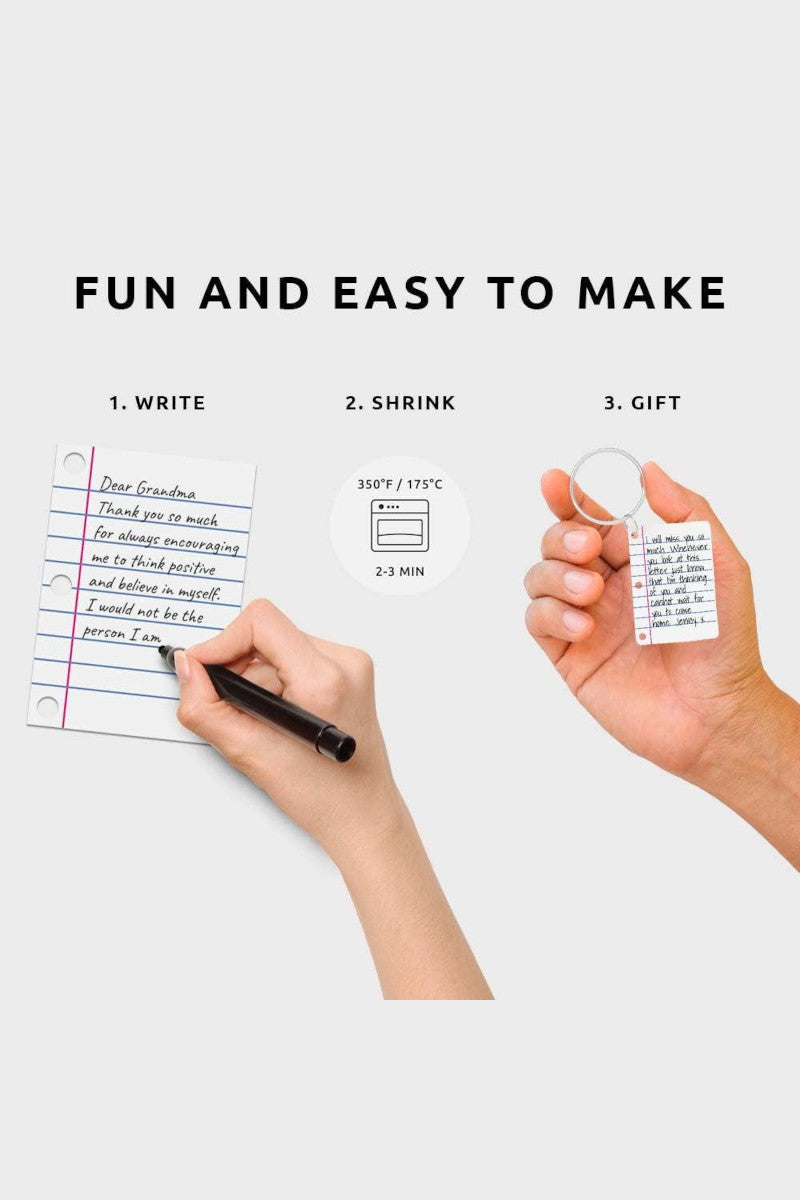 Little Letter Shrink Keyring Kit