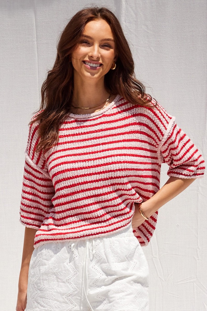 Love Stripe Sweater