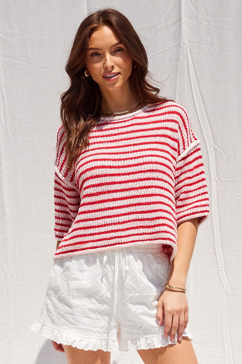 Love Stripe Sweater