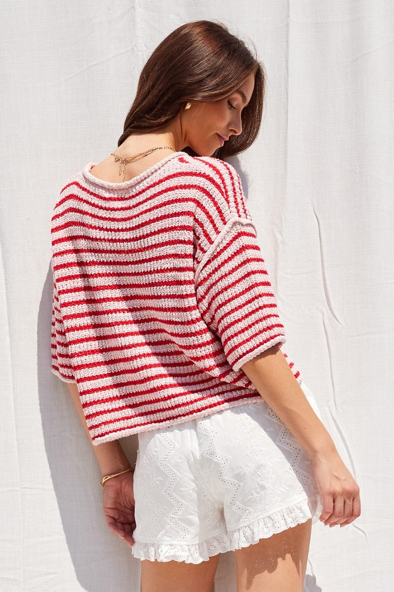 Love Stripe Sweater