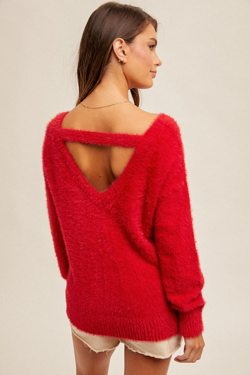 Merry Fuzzy Sweater