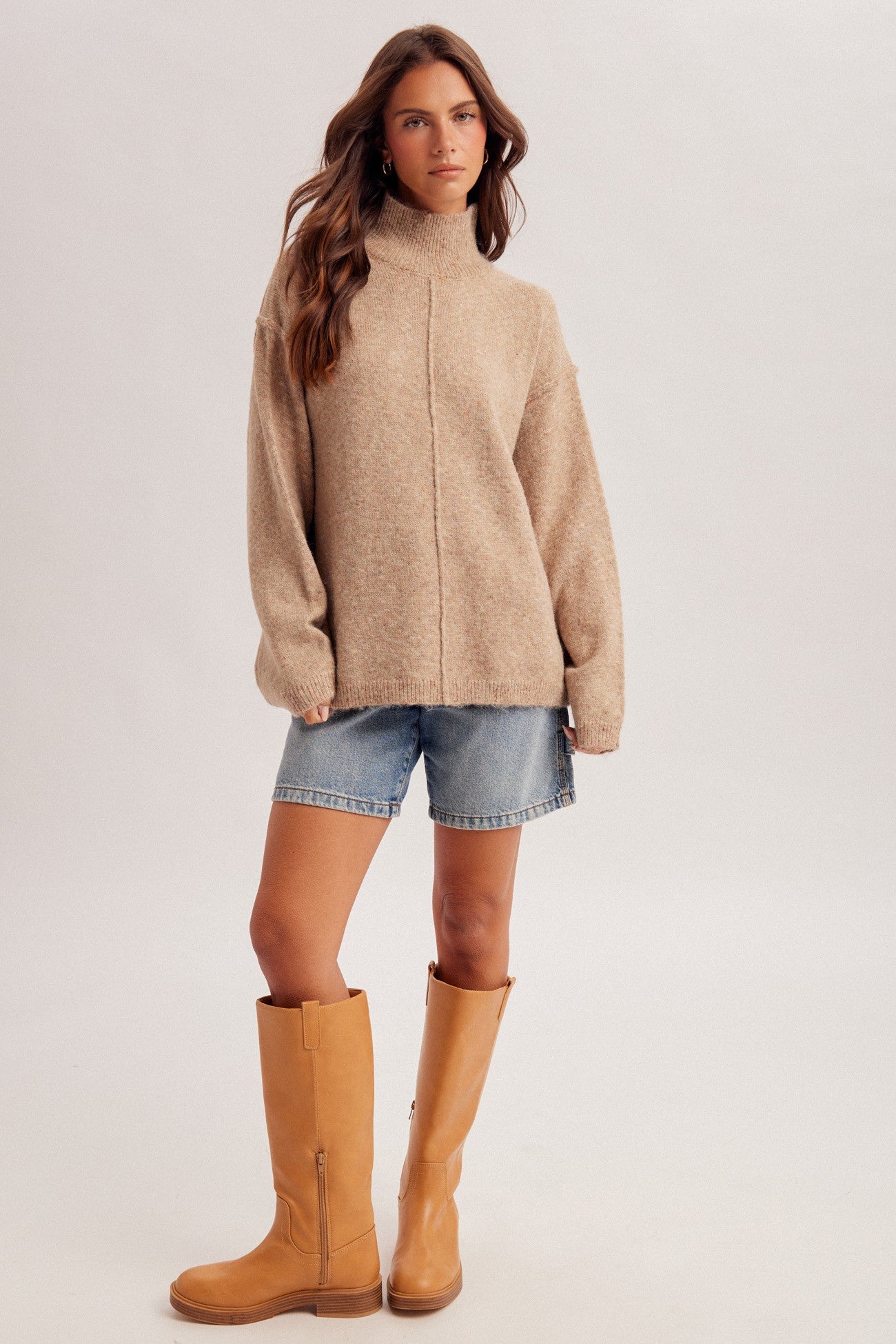 Moody Mock Sweater