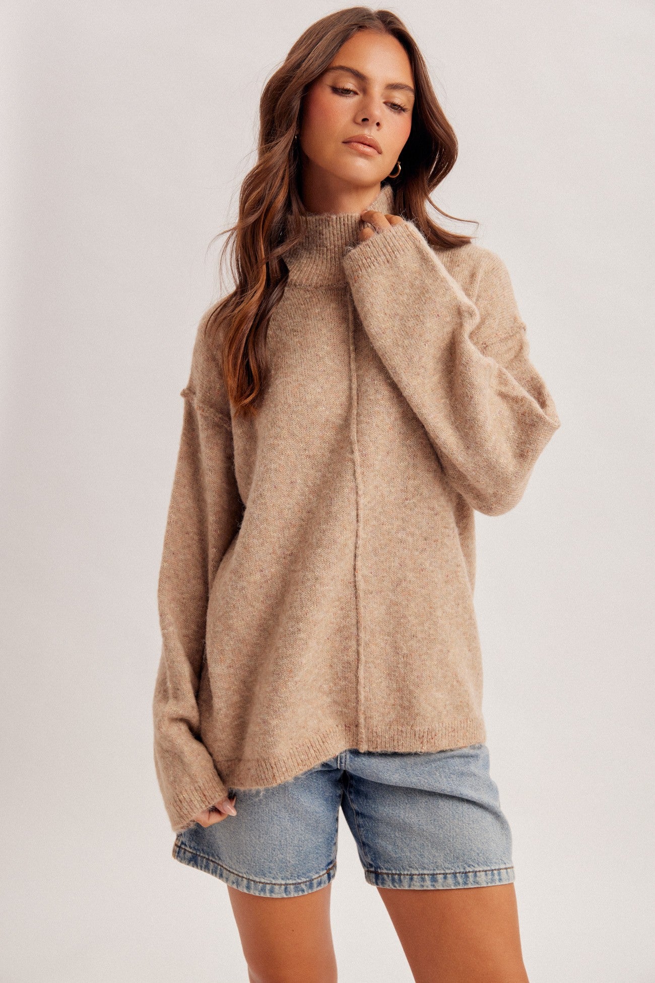 Moody Mock Sweater