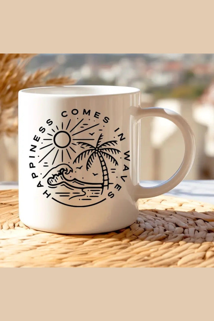 Happiness Waves Coffee Mug