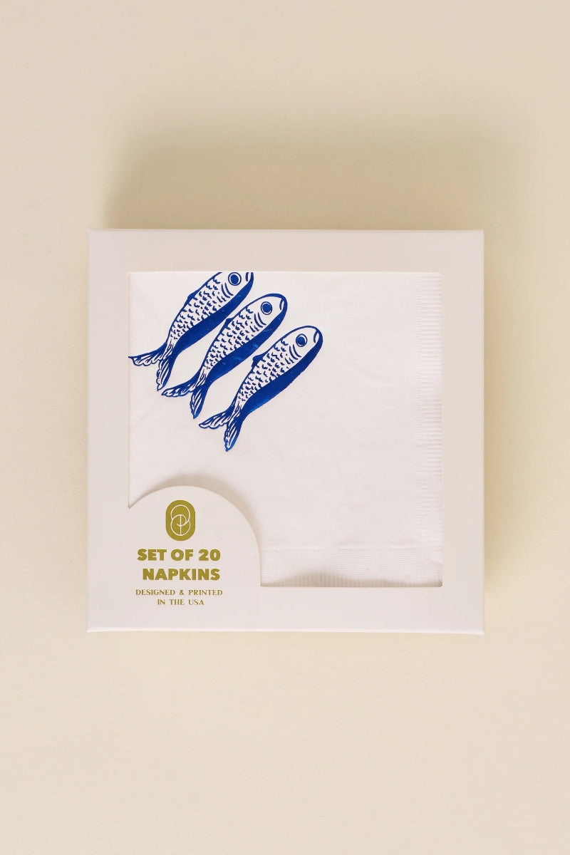 Sardines Cocktail Napkins