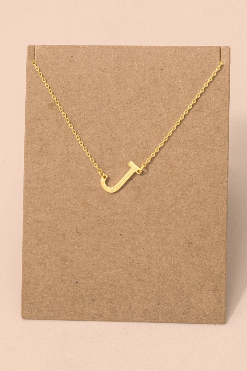 Initial Gold Necklace