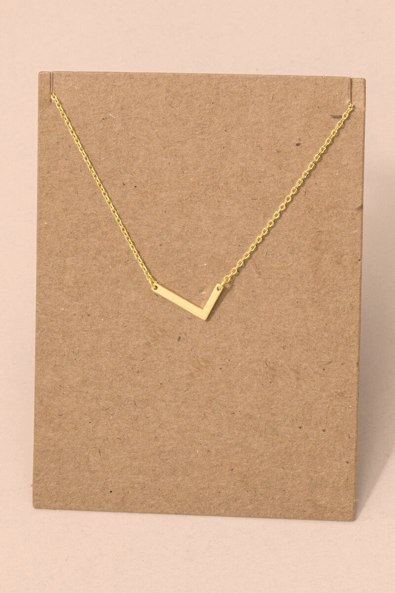 Initial Gold Necklace