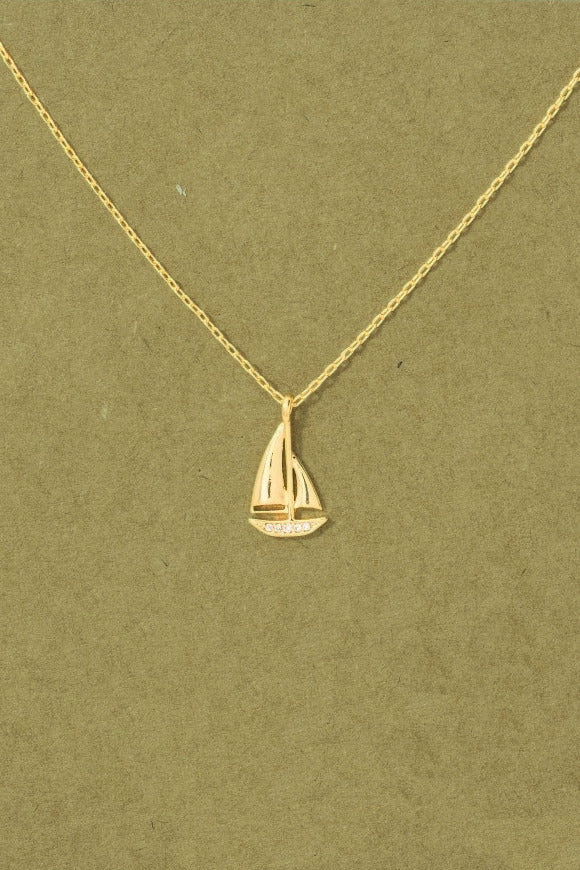 Sailboat Necklace