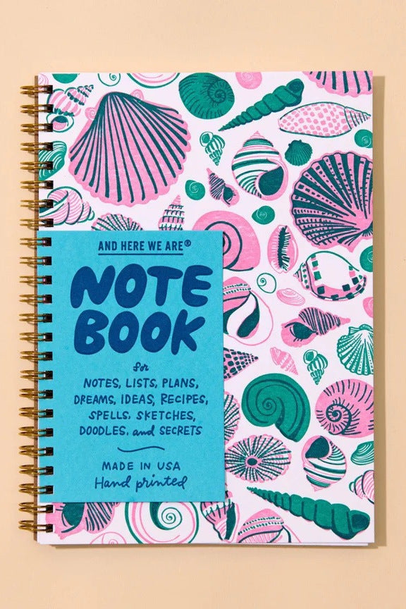 Shell Pattern A5 Notebook