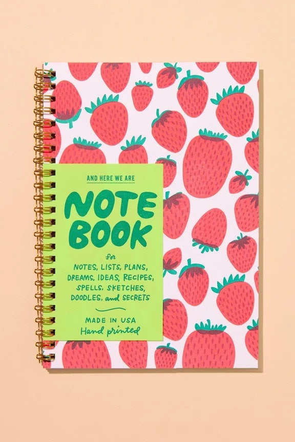 Strawberry A5 Notebook