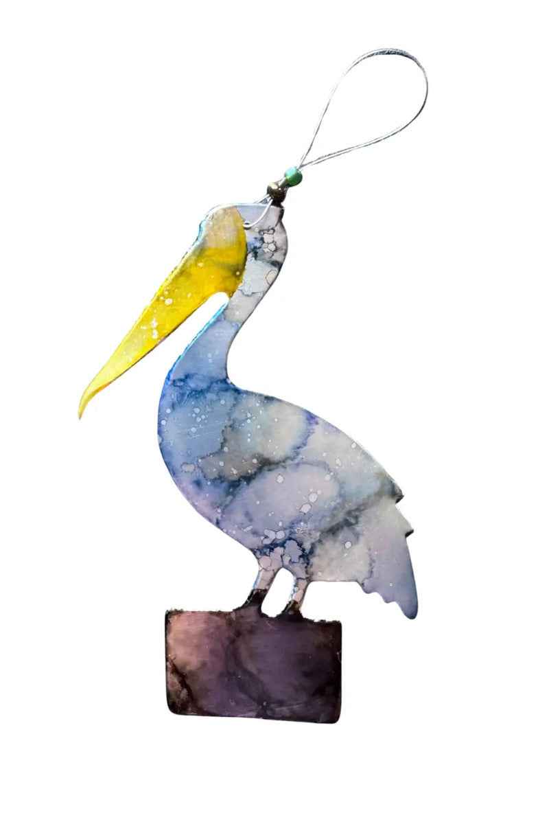 Pelican Recycled Can Ornament
