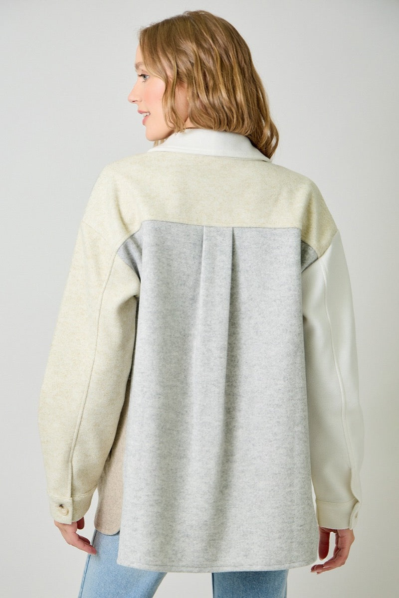 Pieced Together Shacket