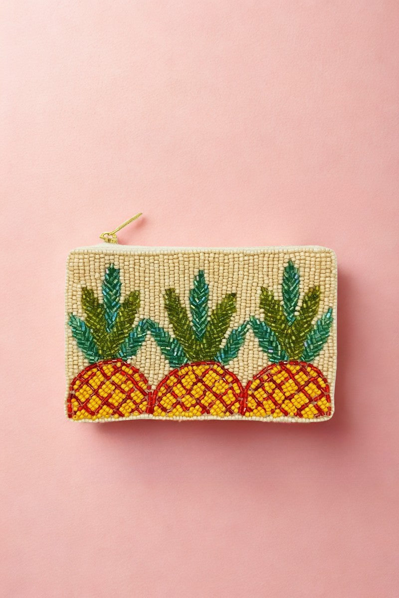 Pina Tops Bead Pouch