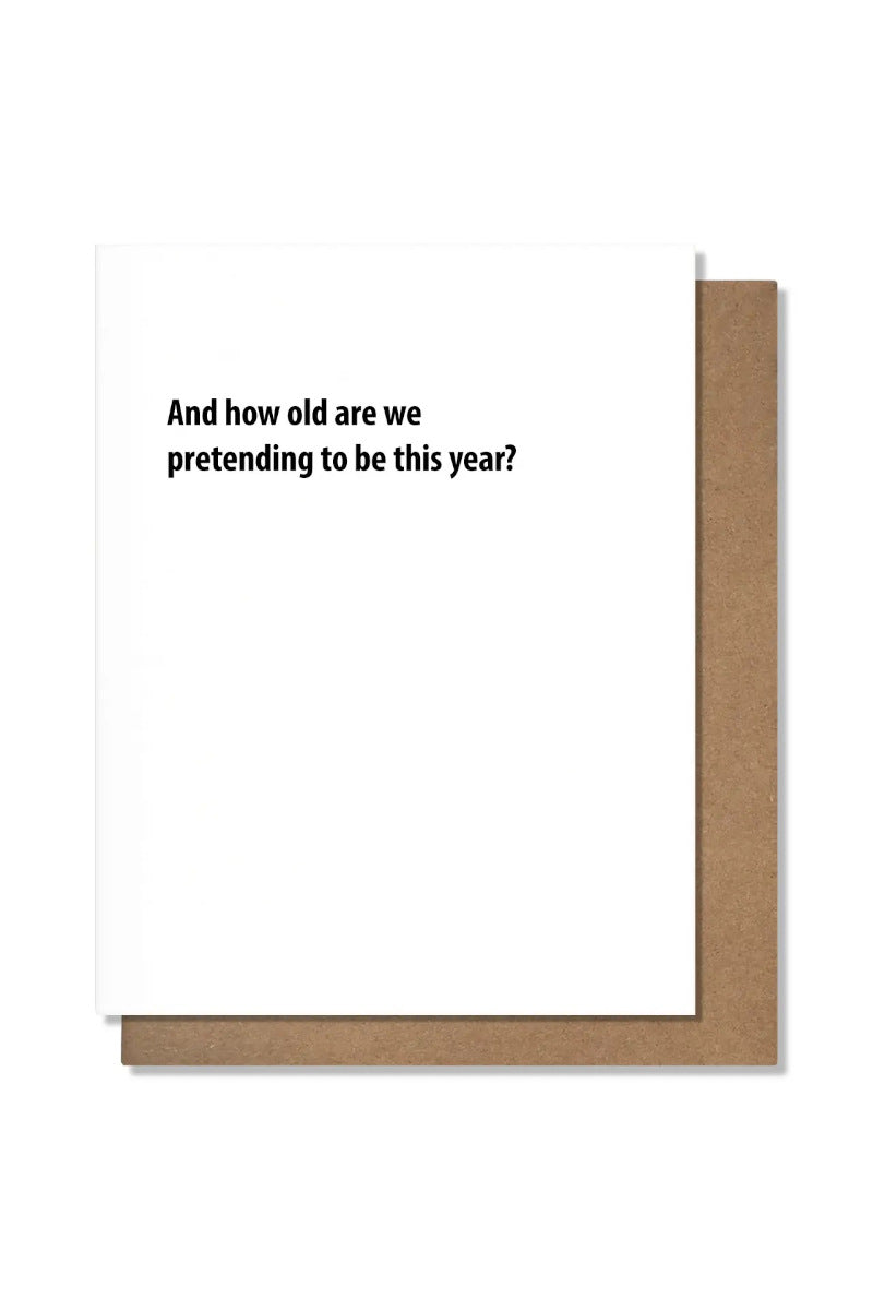 Pretending Card