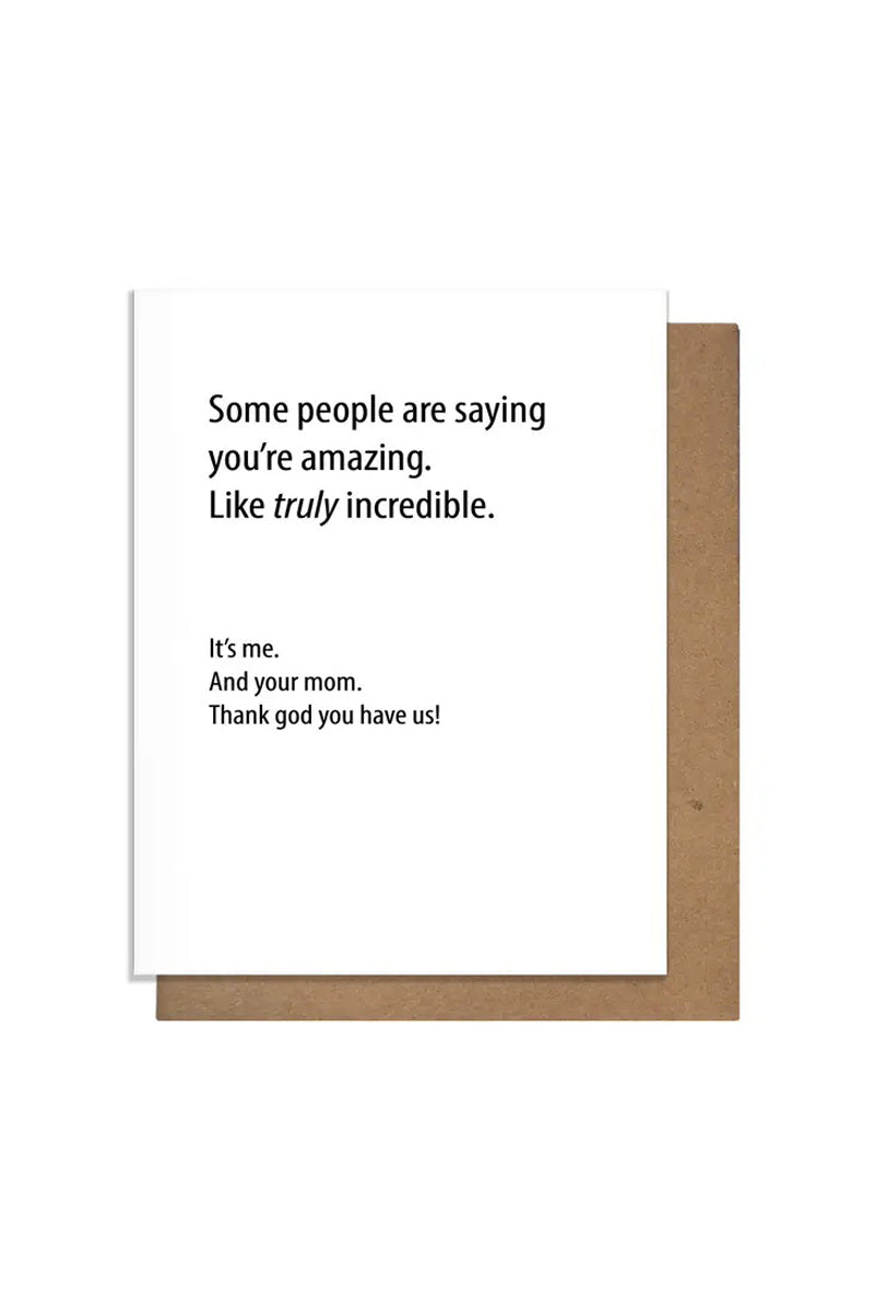 And Your Mom Card