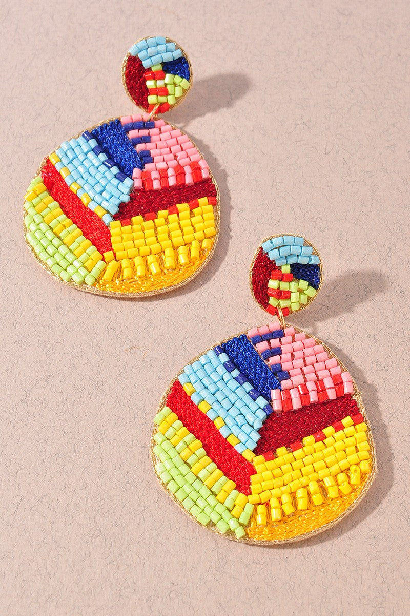 Quilted Earrings