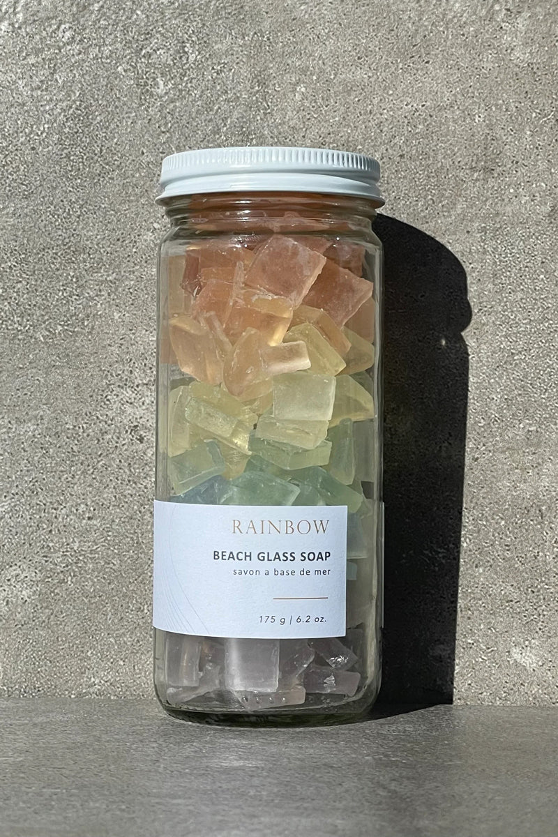 Rainbow Beach Glass Soap