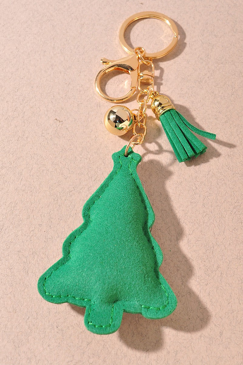 Rhinestone Tree Keychain