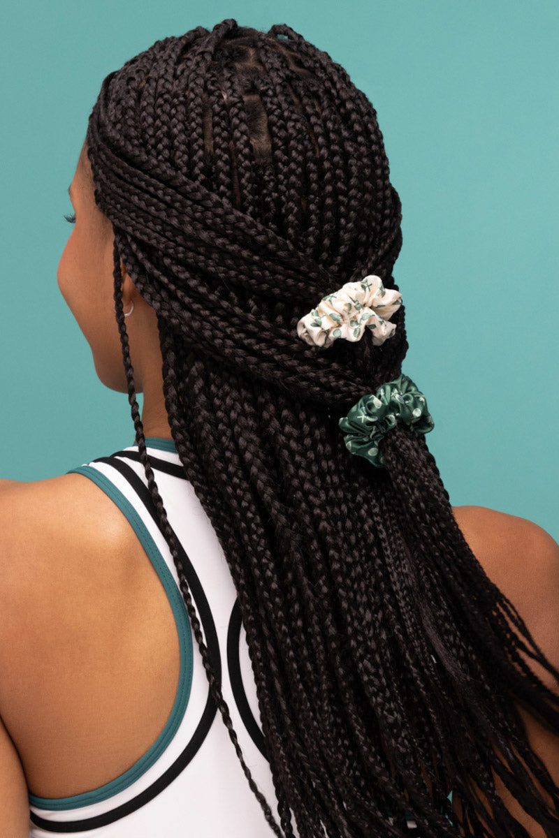 Ruched Satin Scrunchies 5PK