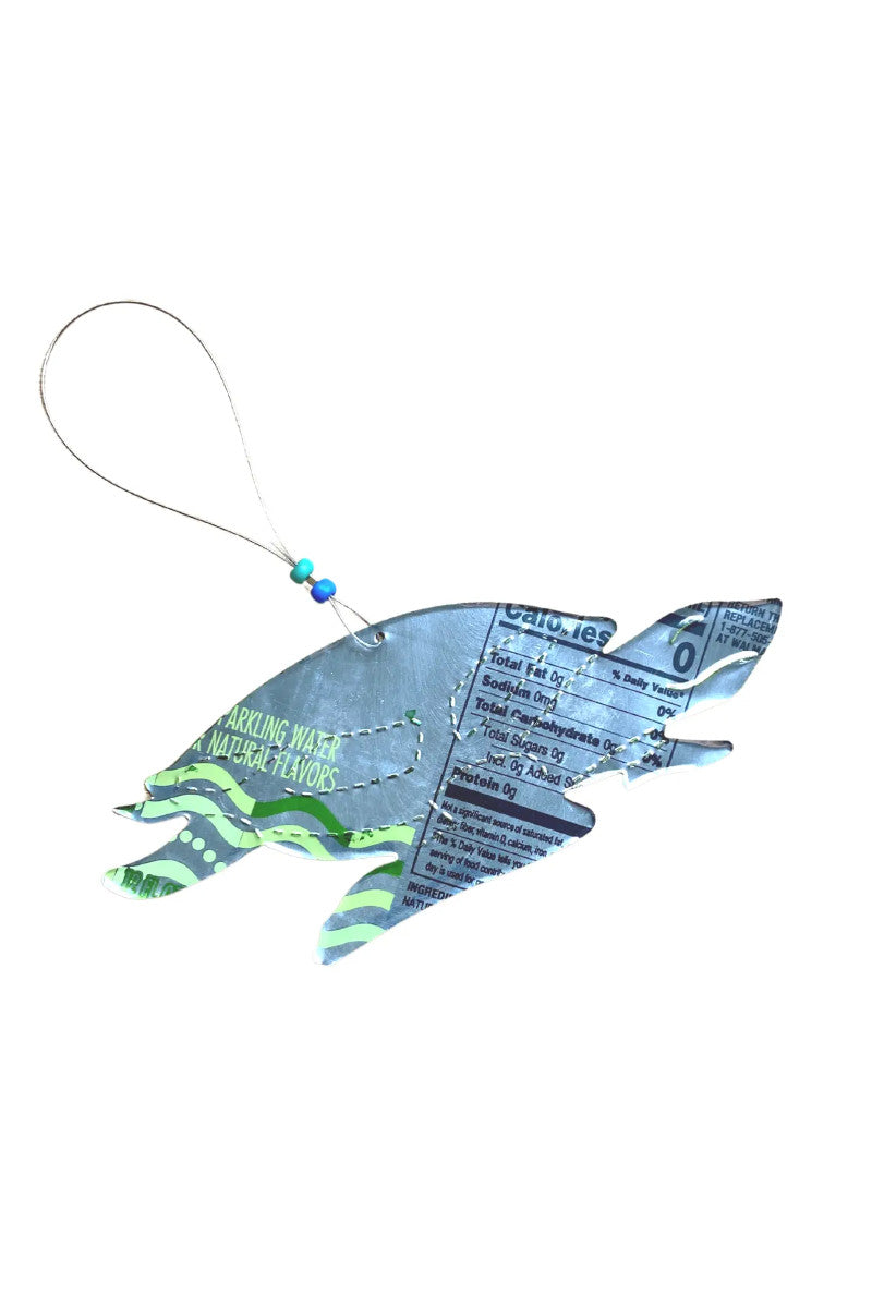 Sea Turtle Recycled Can Ornament