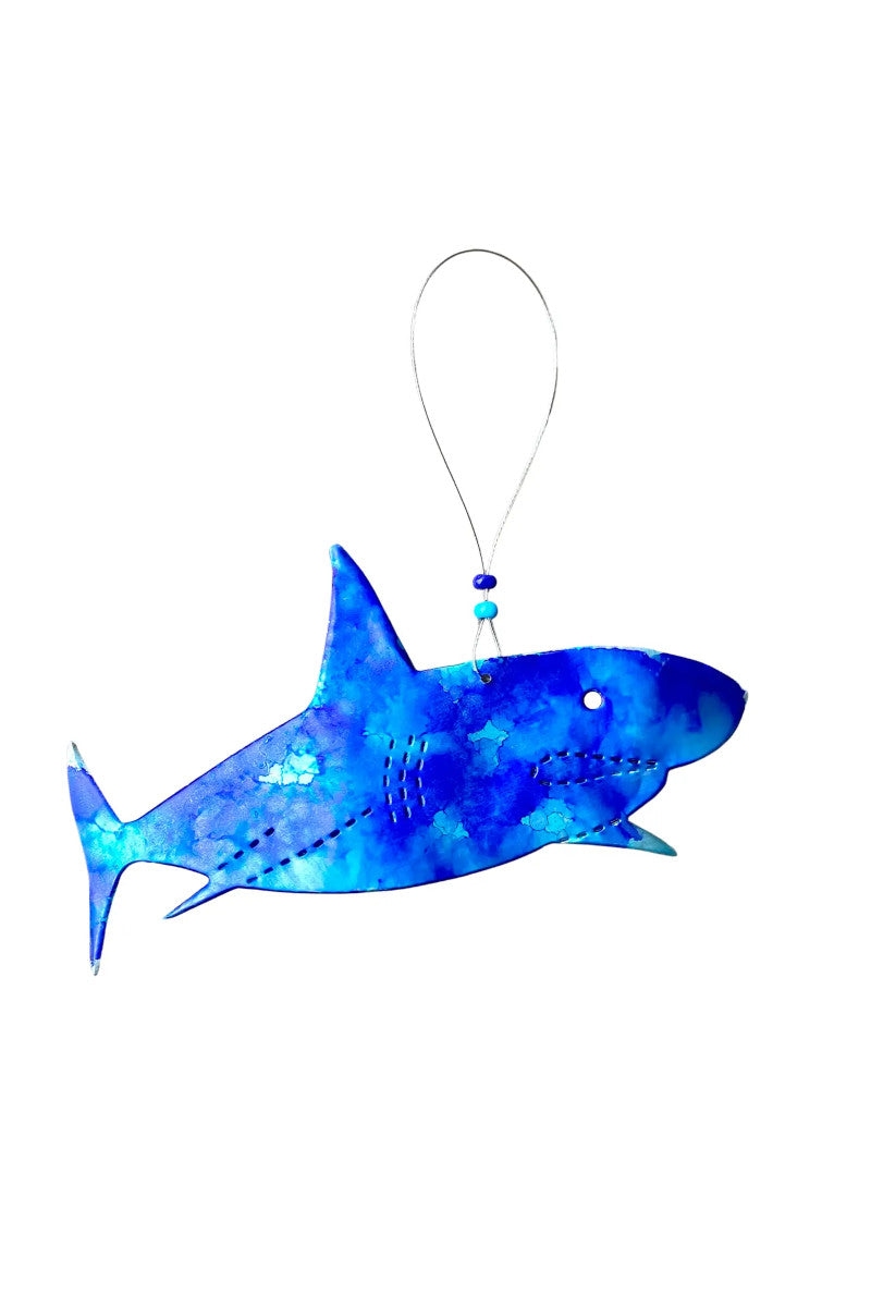 Shark Recycled Can Ornament