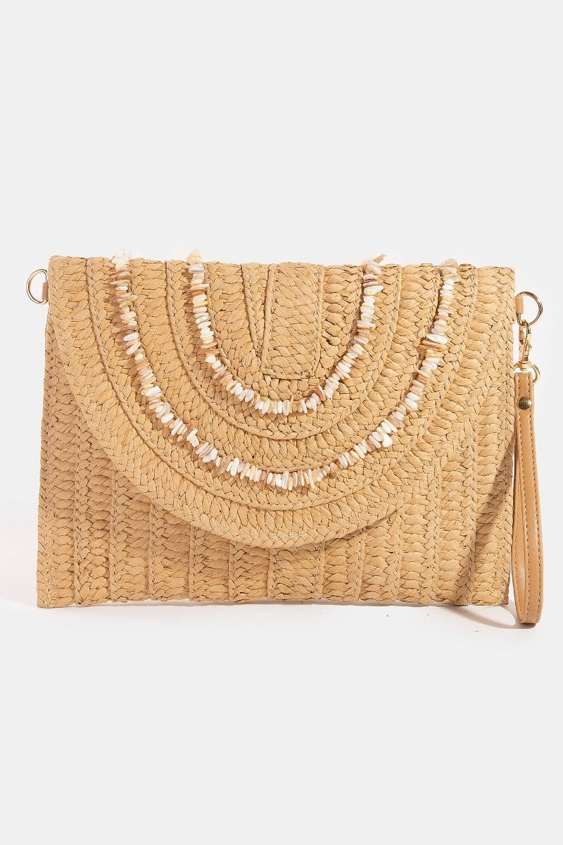 Shelly Straw Bag