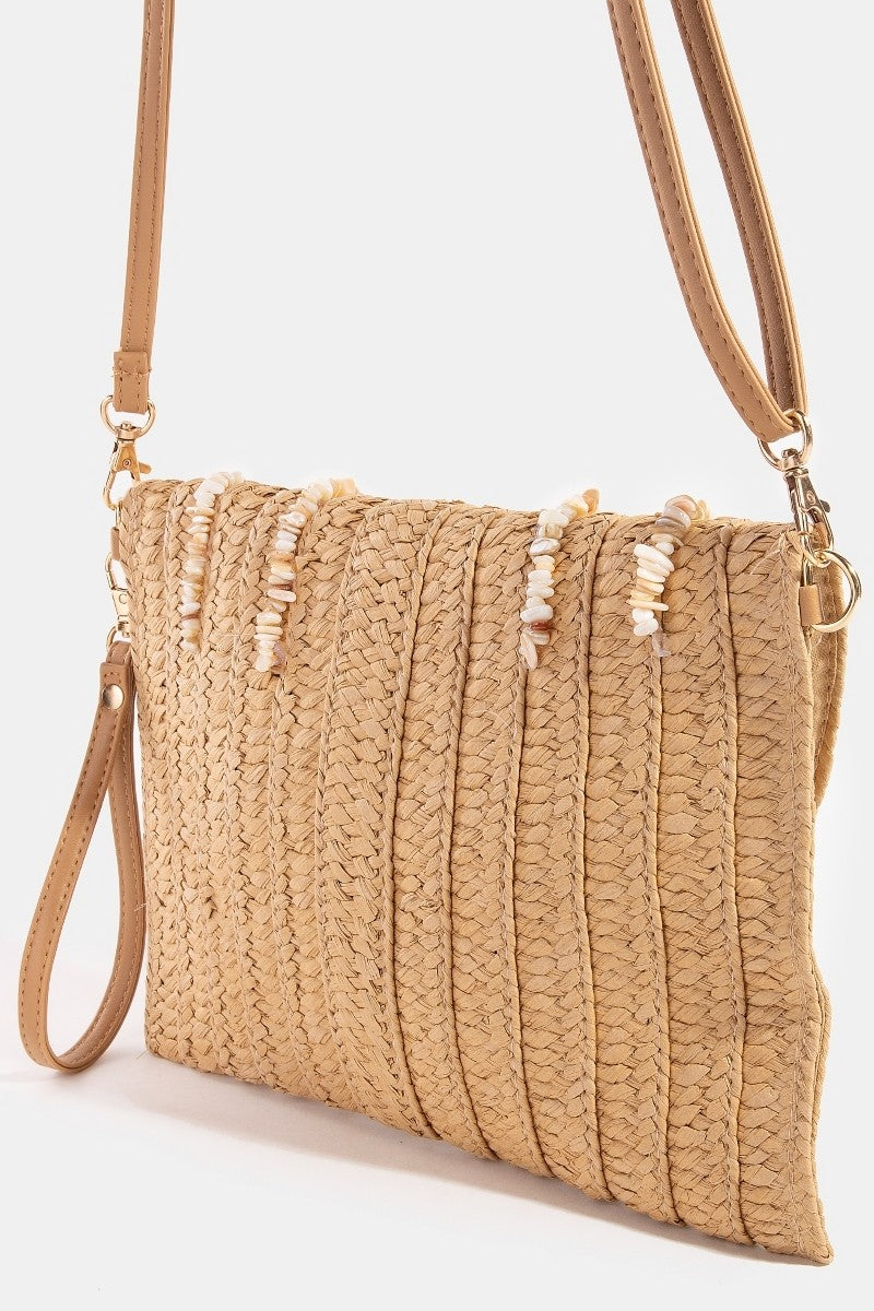 Shelly Straw Bag