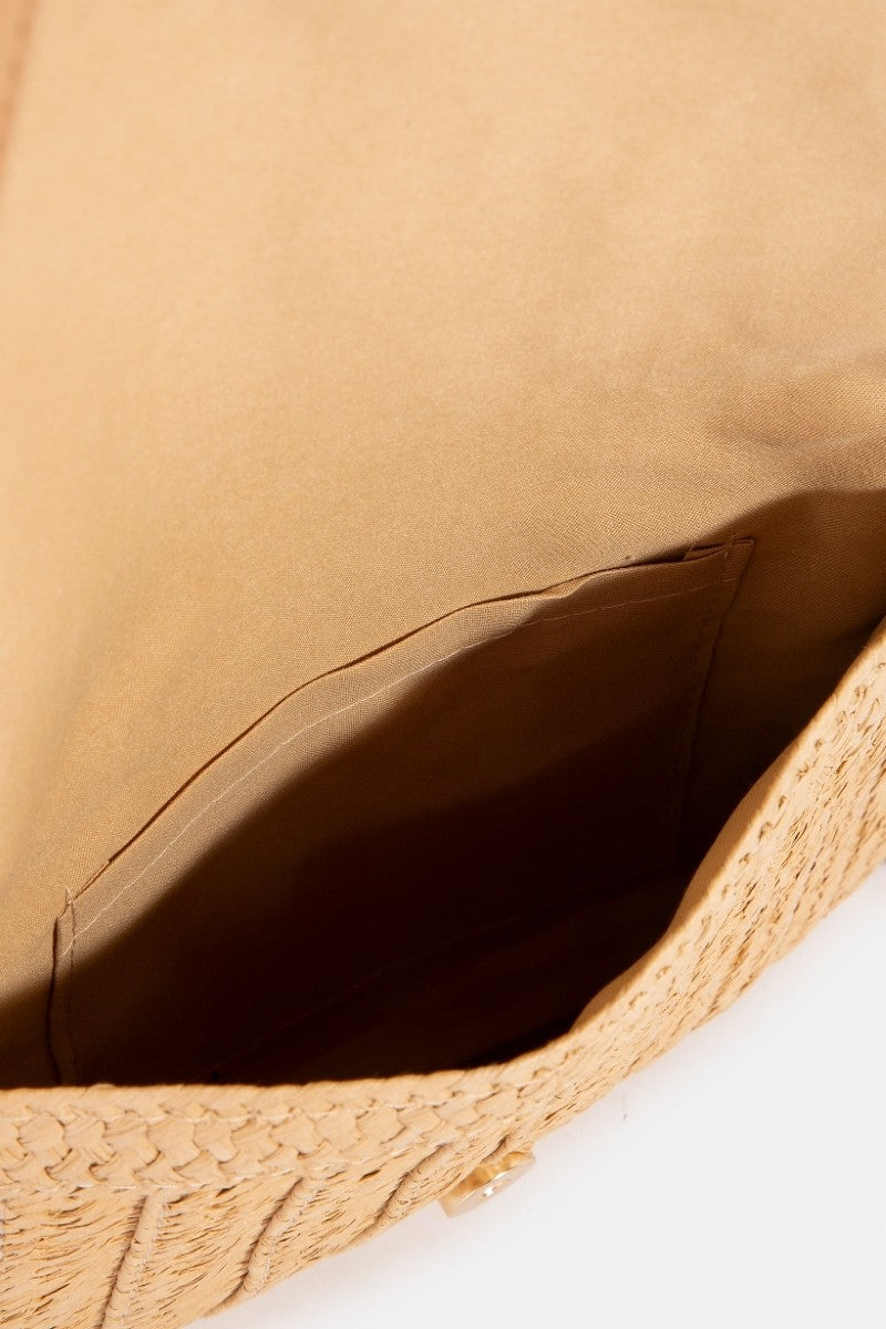 Shelly Straw Bag