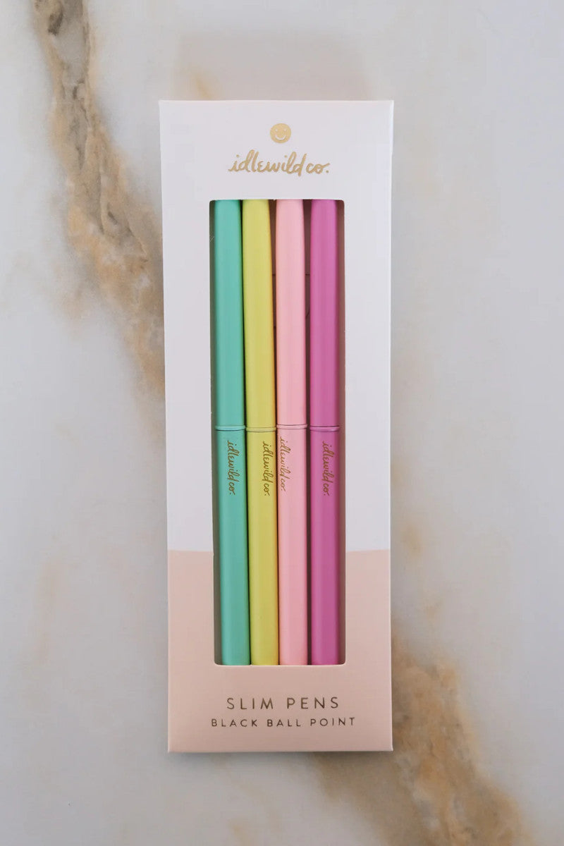 Pastel Brights Slim Pen Set