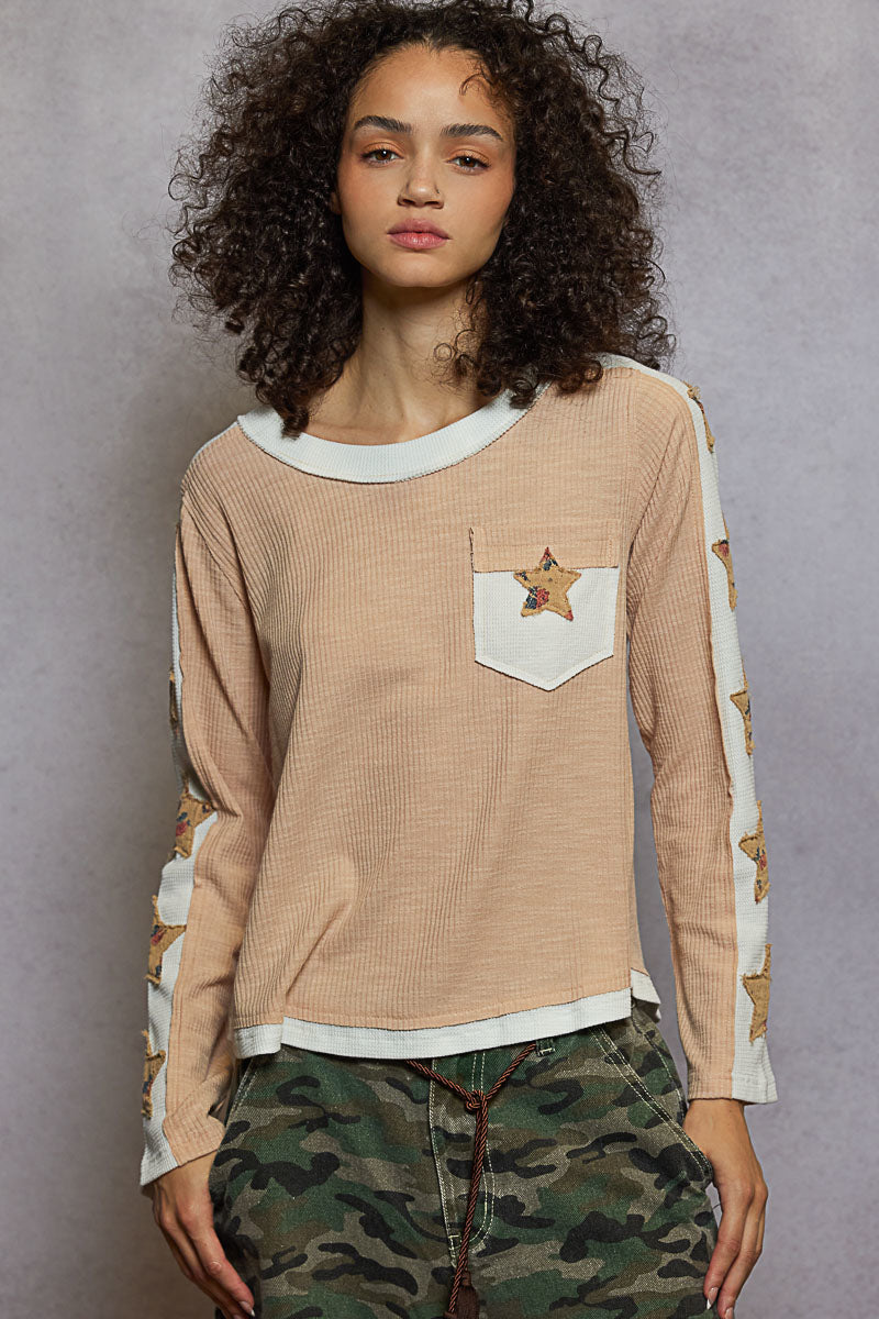 Star Patch Top