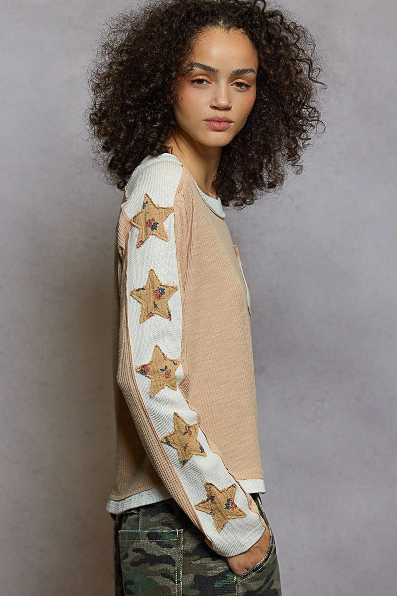 Star Patch Top