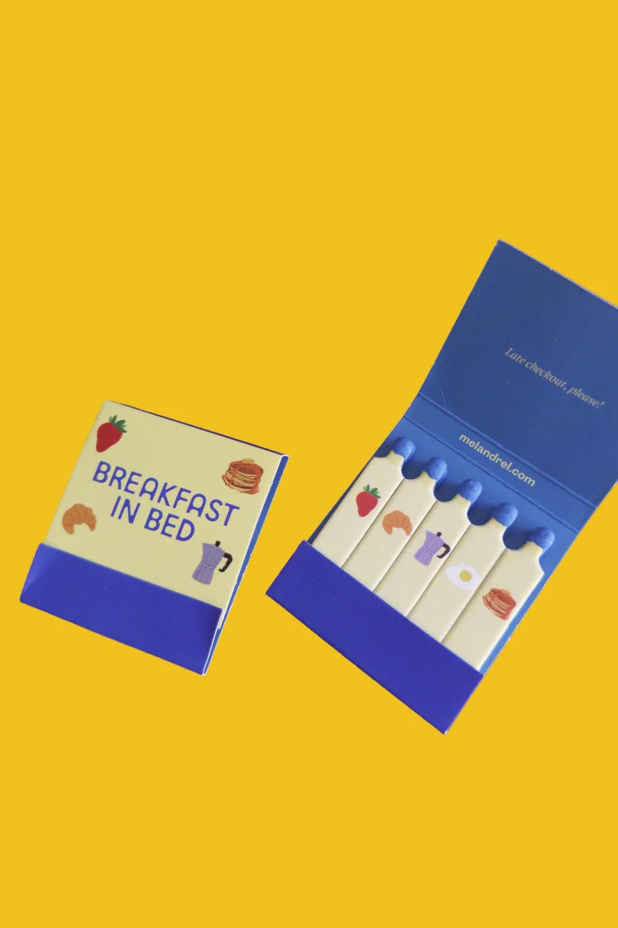 Breakfast in Bed Matchbook