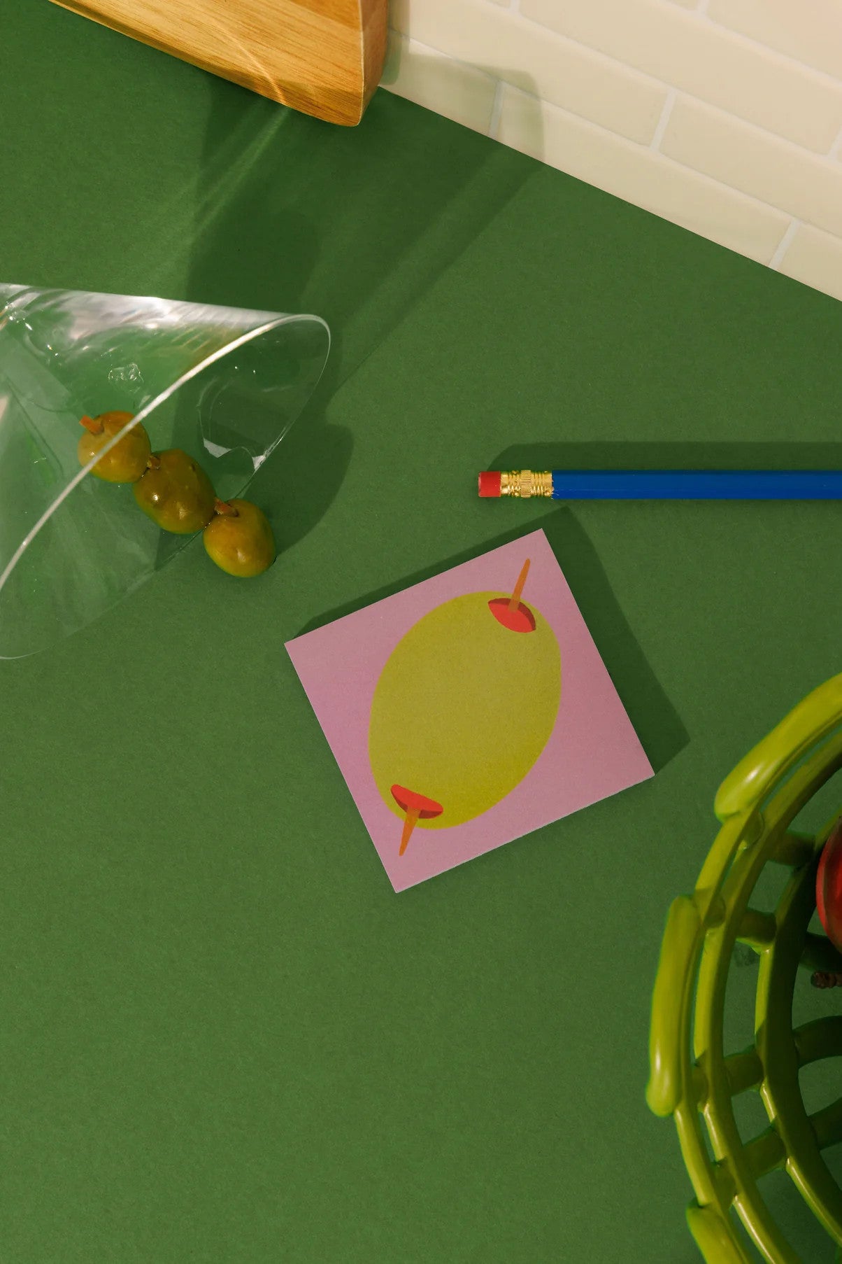 Olive Sticky Notes
