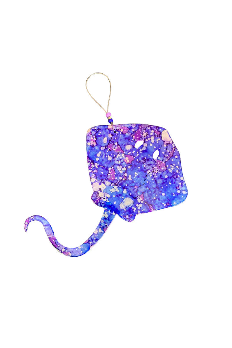 Stingray Recycled Can Ornament