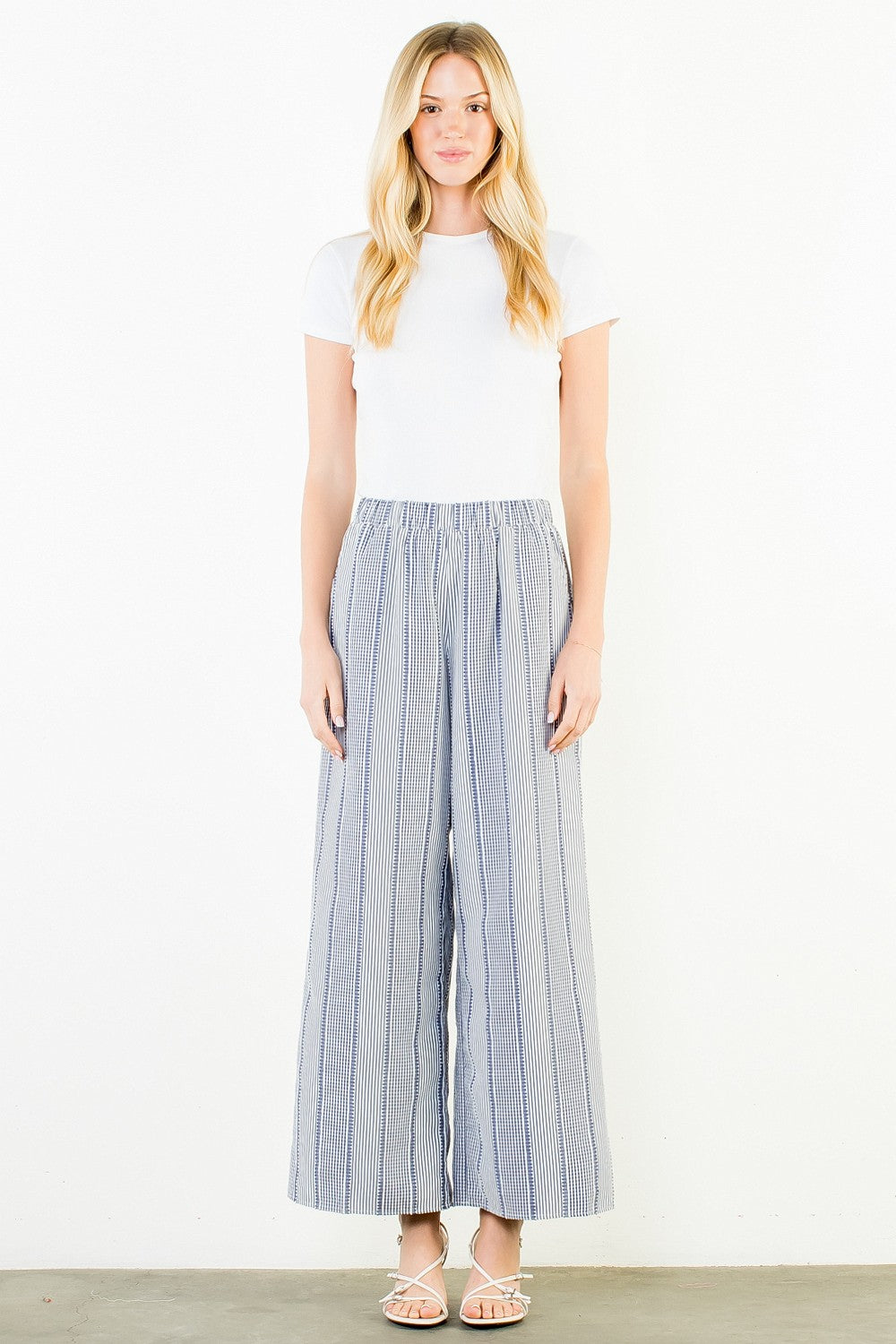Stripe Check Pants