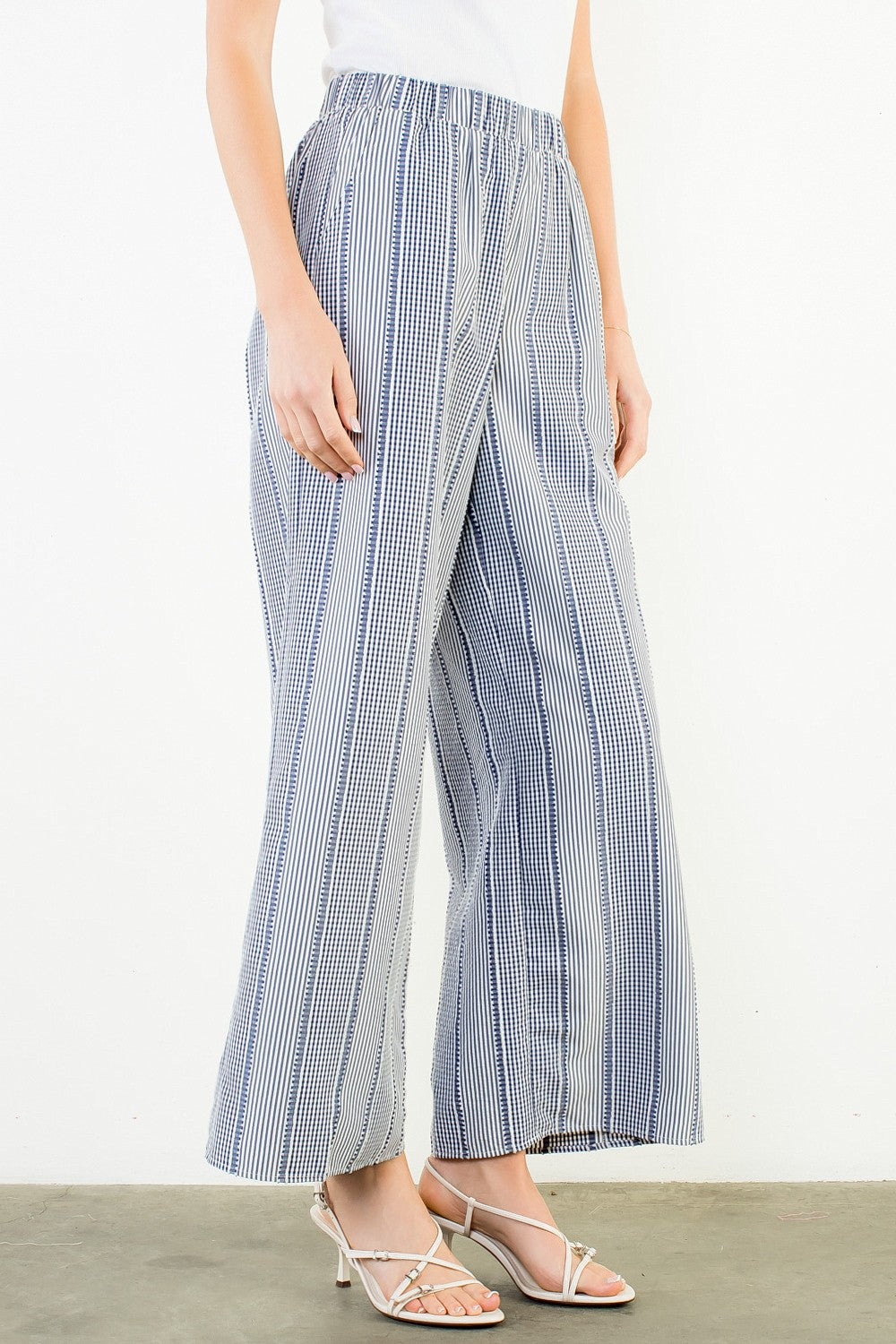 Stripe Check Pants