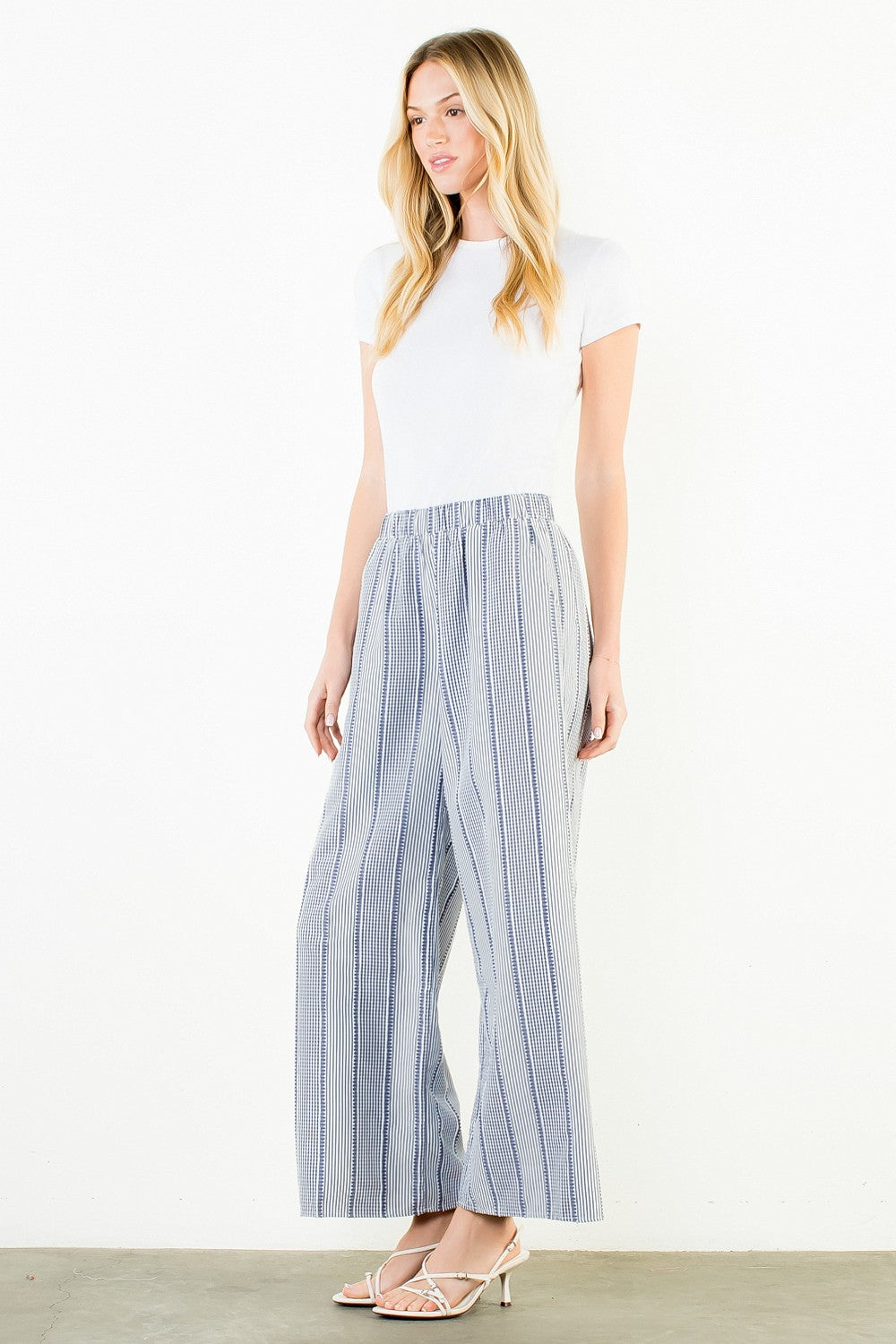 Stripe Check Pants