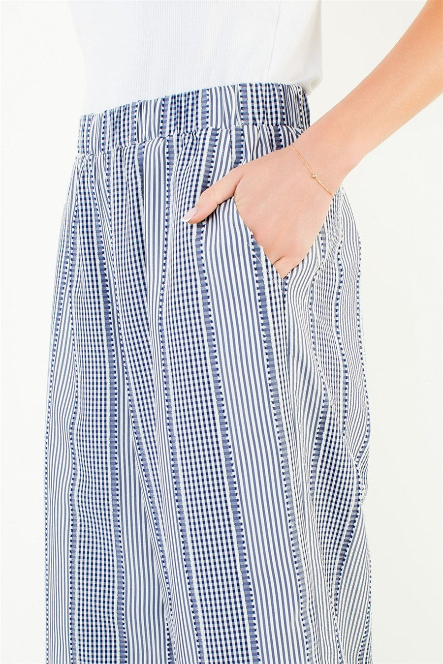 Stripe Check Pants