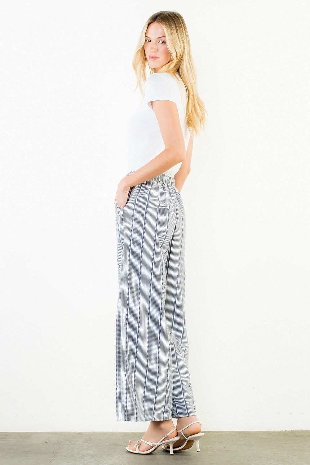 Stripe Check Pants