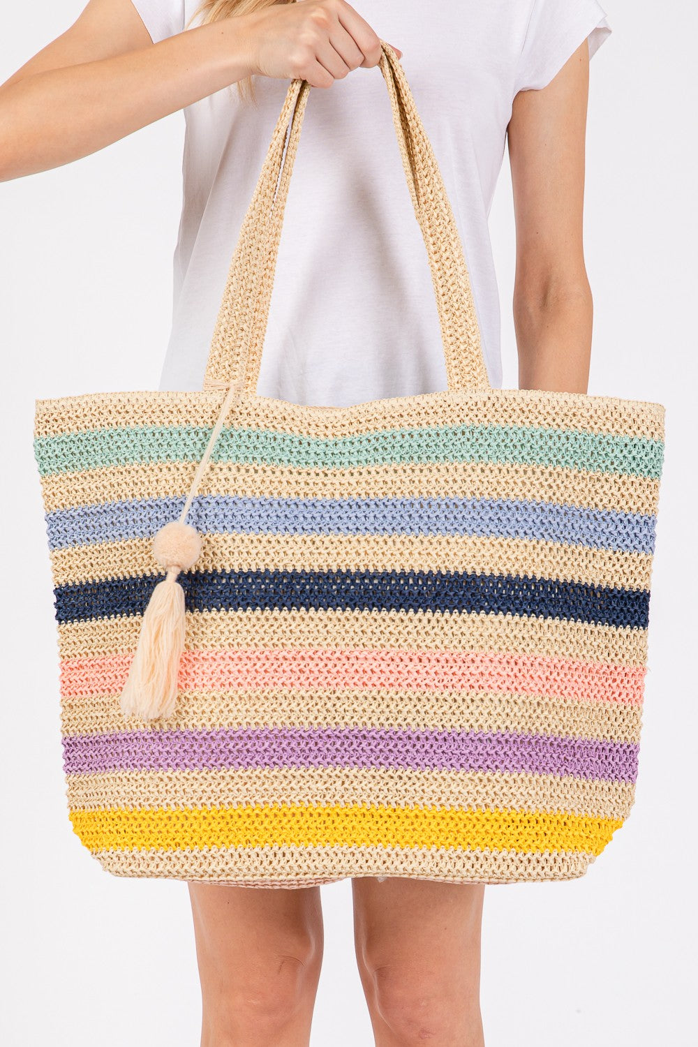Sunny Day Straw Tote