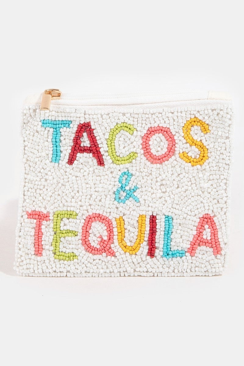 Tacos/Tequila Bead Pouch