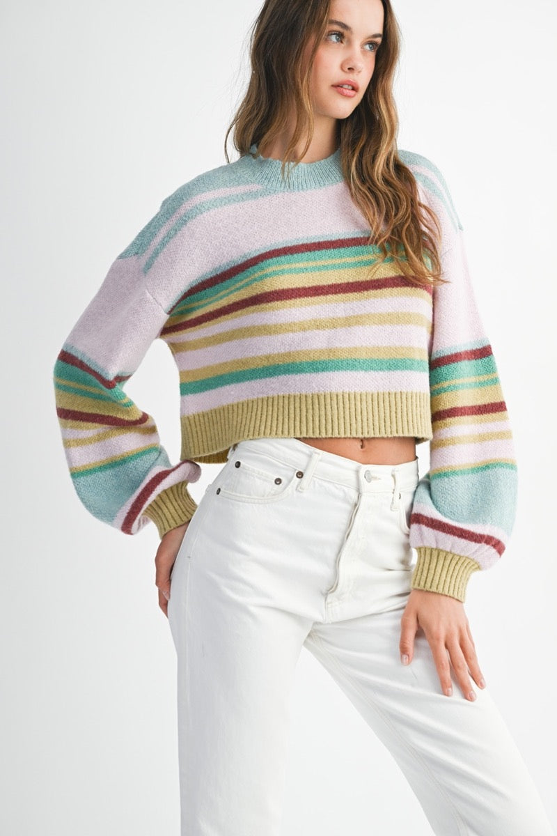Tate Striped Sweater