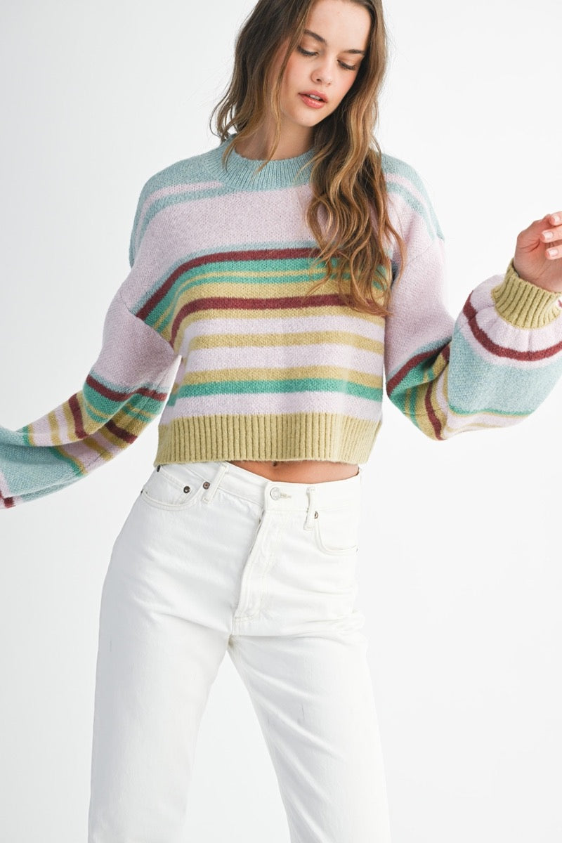 Tate Striped Sweater