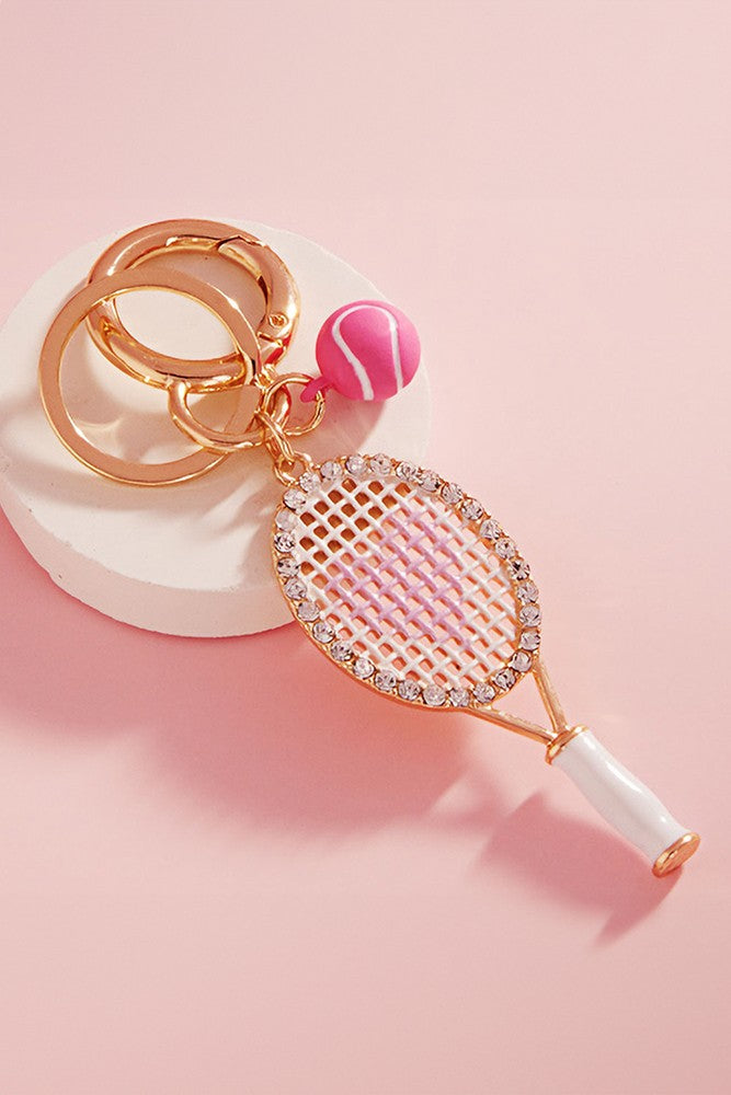 Tennis Love Keychain