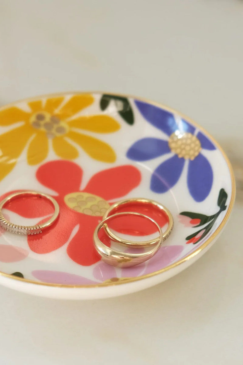 Primary Blooms Trinket Dish