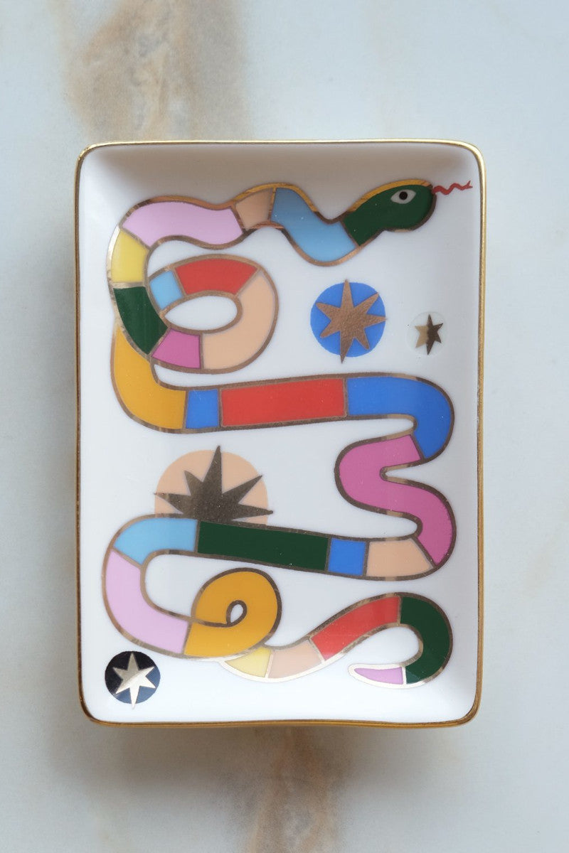 Rainbow Snake Trinket Dish