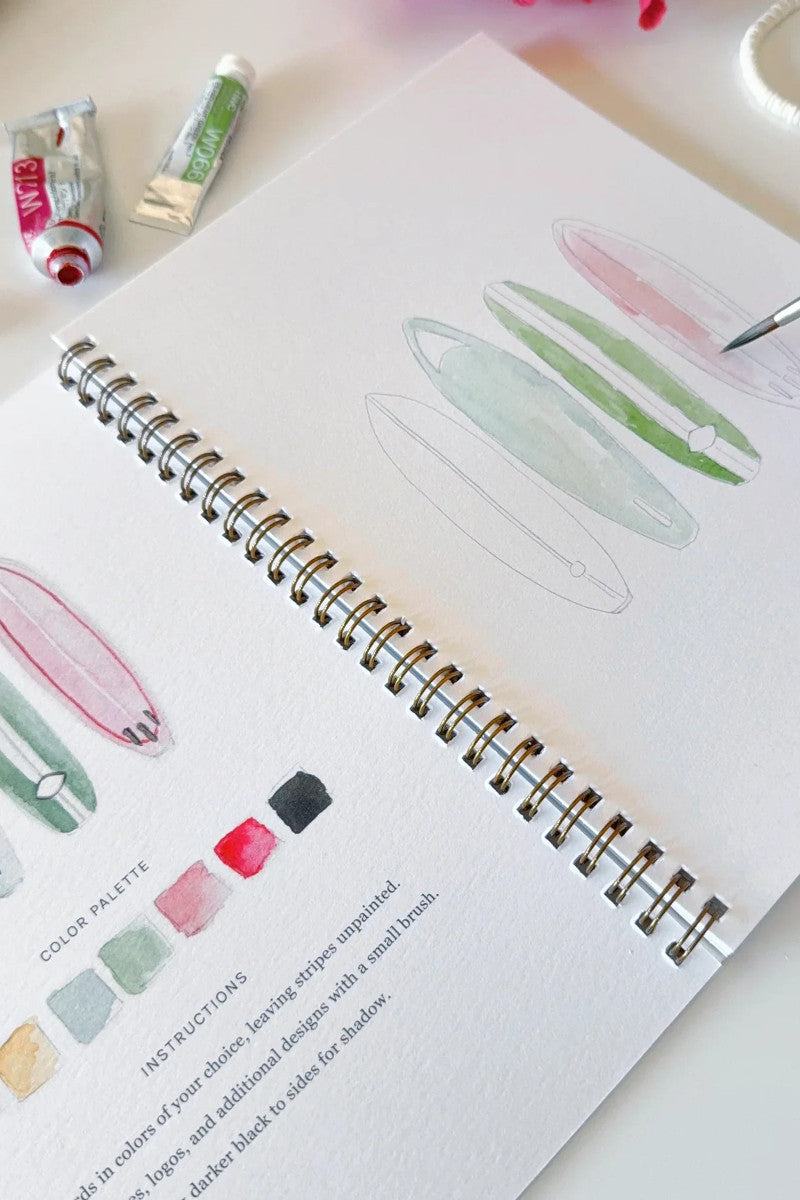 Tropical Watercolor Workbook