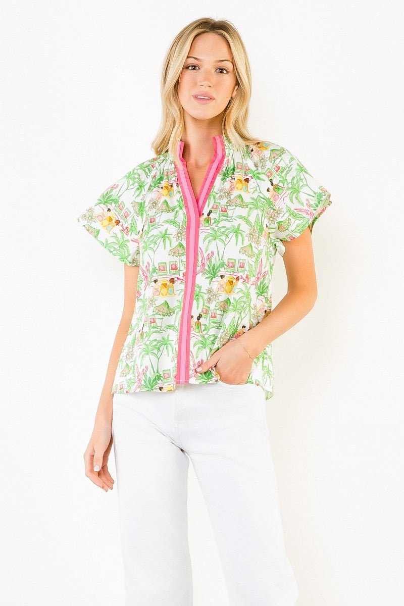 Vacation Scene Top